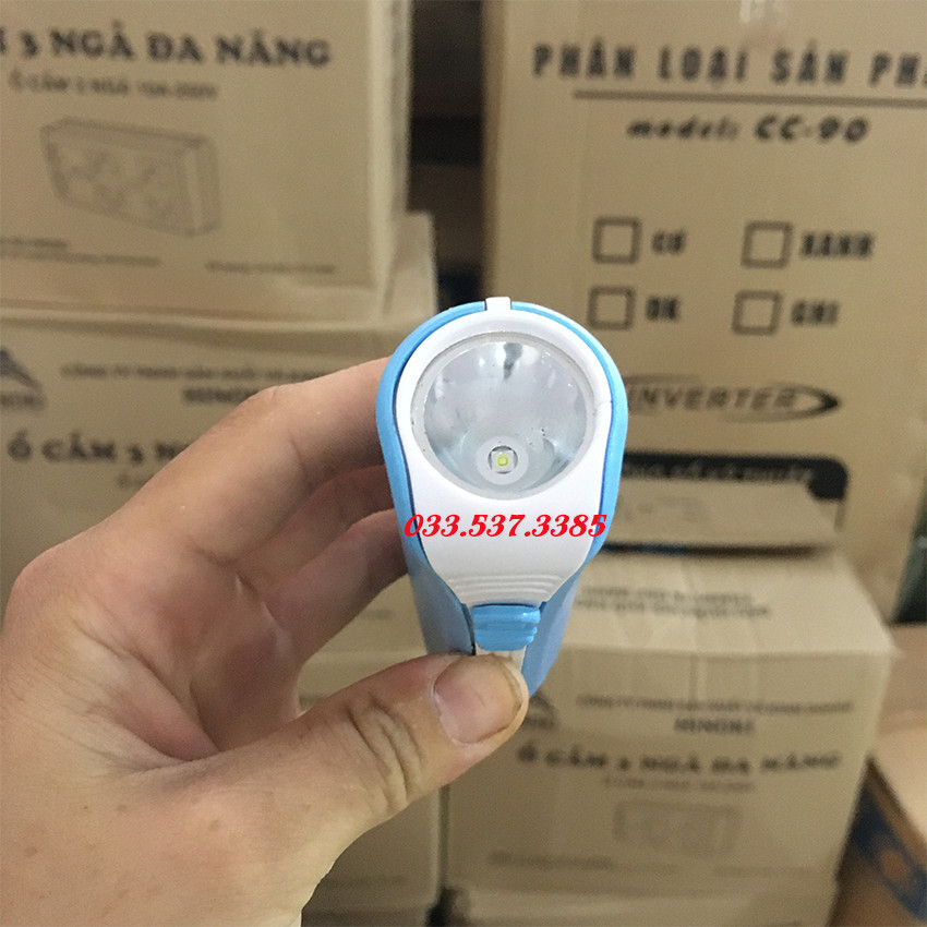 Đèn pin mini siêu sáng, đèn bin KM 8797 công suất 1W