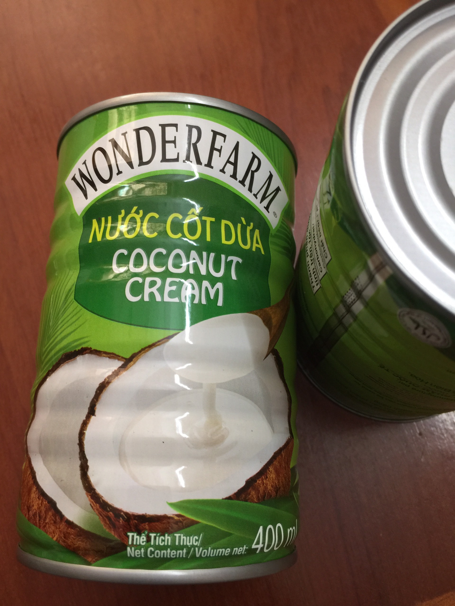 Nước Cốt Dừa đậm đặc Thailand(Eufood) Và Wonderfarm lon (400gr)