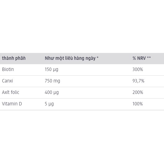 Hàng Đức Calcium 750 - D3 hộp 30 viên