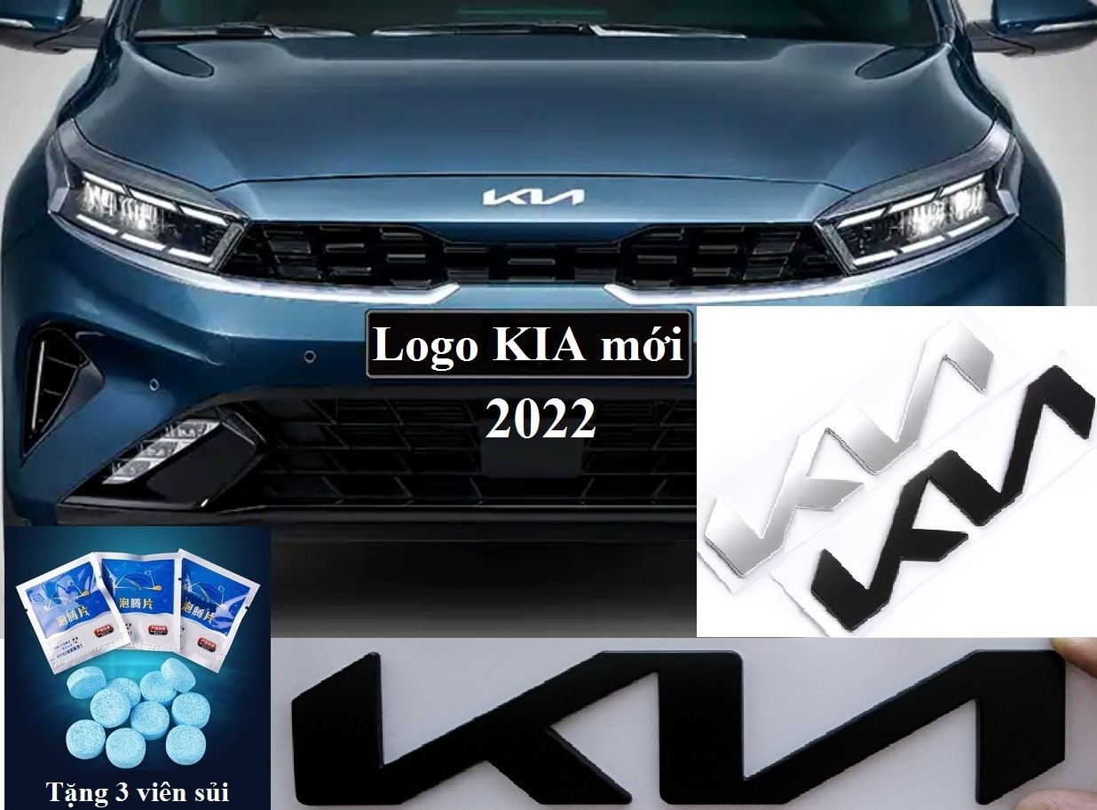 Logo chữ KIA mới 2022 (17x4cm)