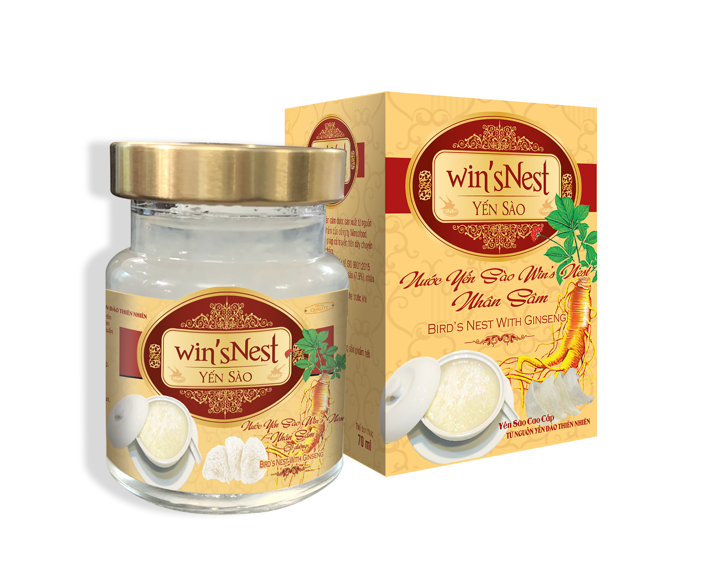 Nước Yến Sào win'sNest Nhân Sâm ( 70 ml )