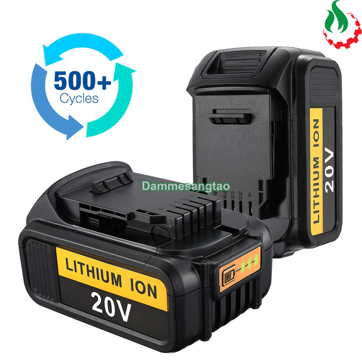 Pin Dewalt 18V Li-ion nhận sạc zin