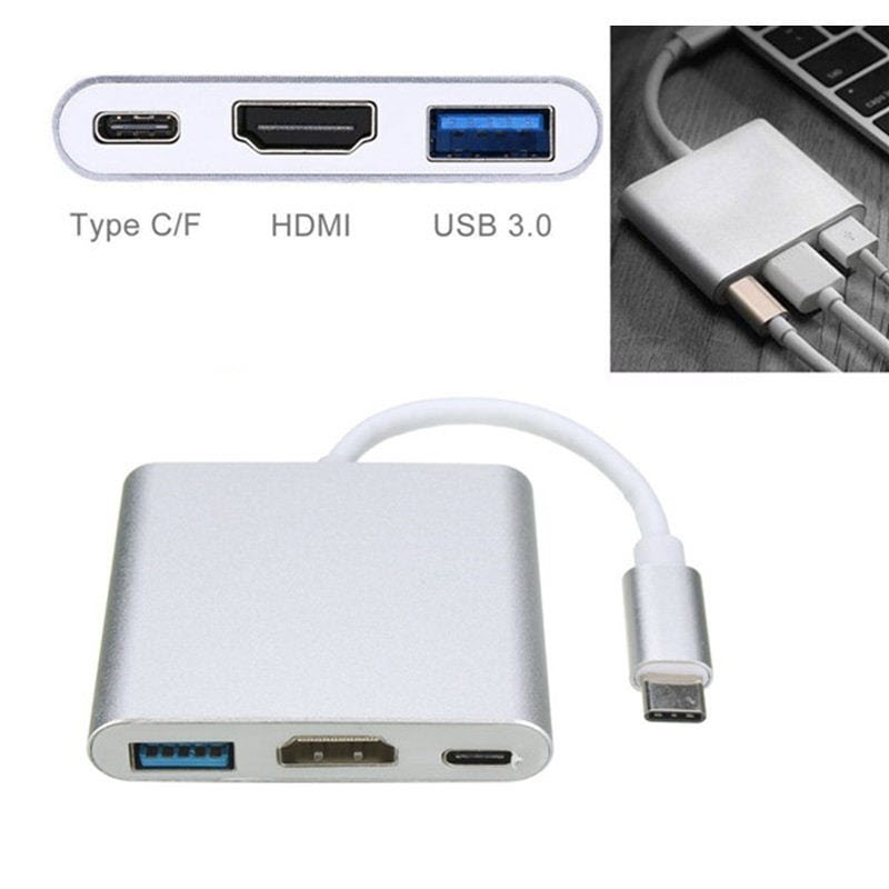 High Quality Type-C to USB 3.0 HDMI Adapter Cable