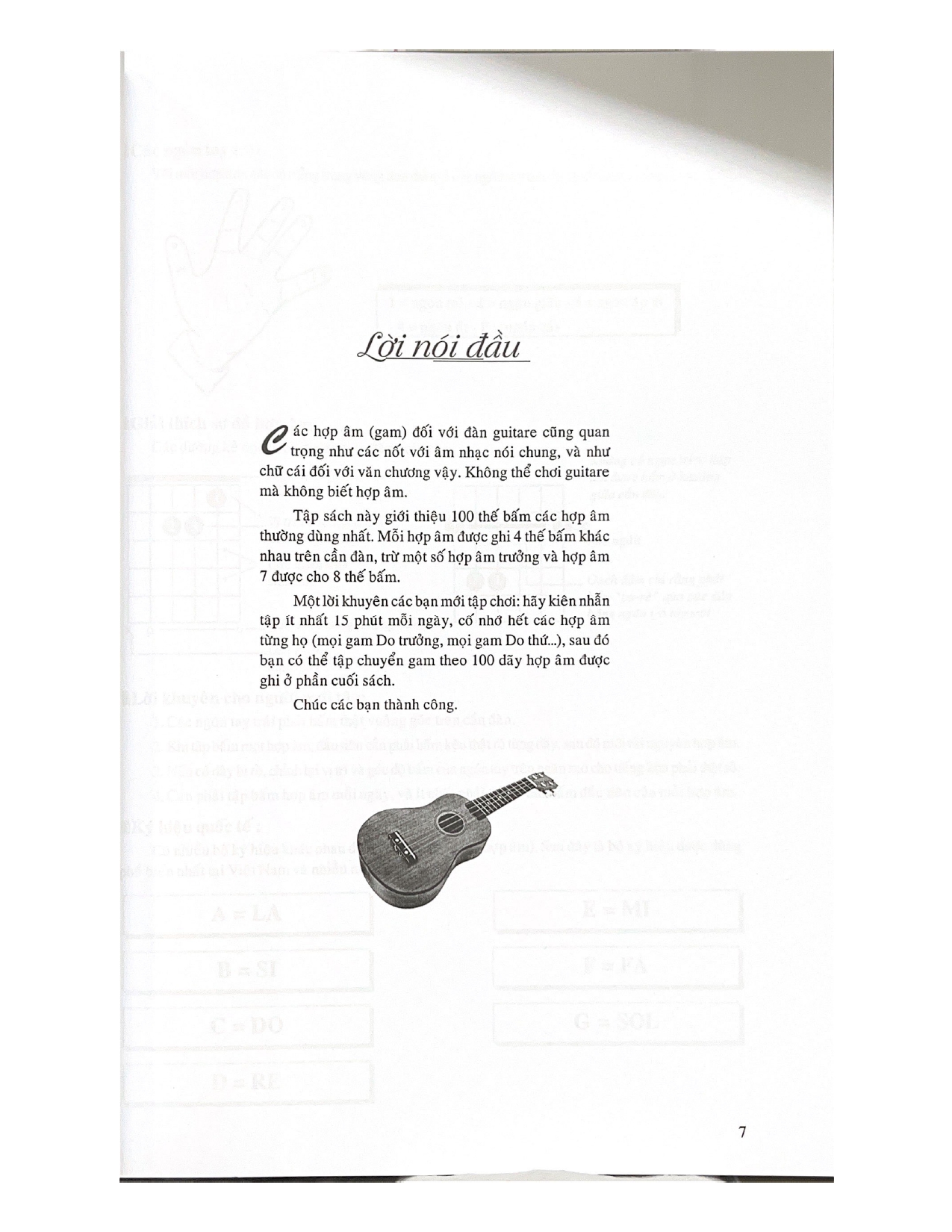 Sách - 1000 Hợp Âm Cho Đàn Guitare (Tái Bản)-Vanlangbooks