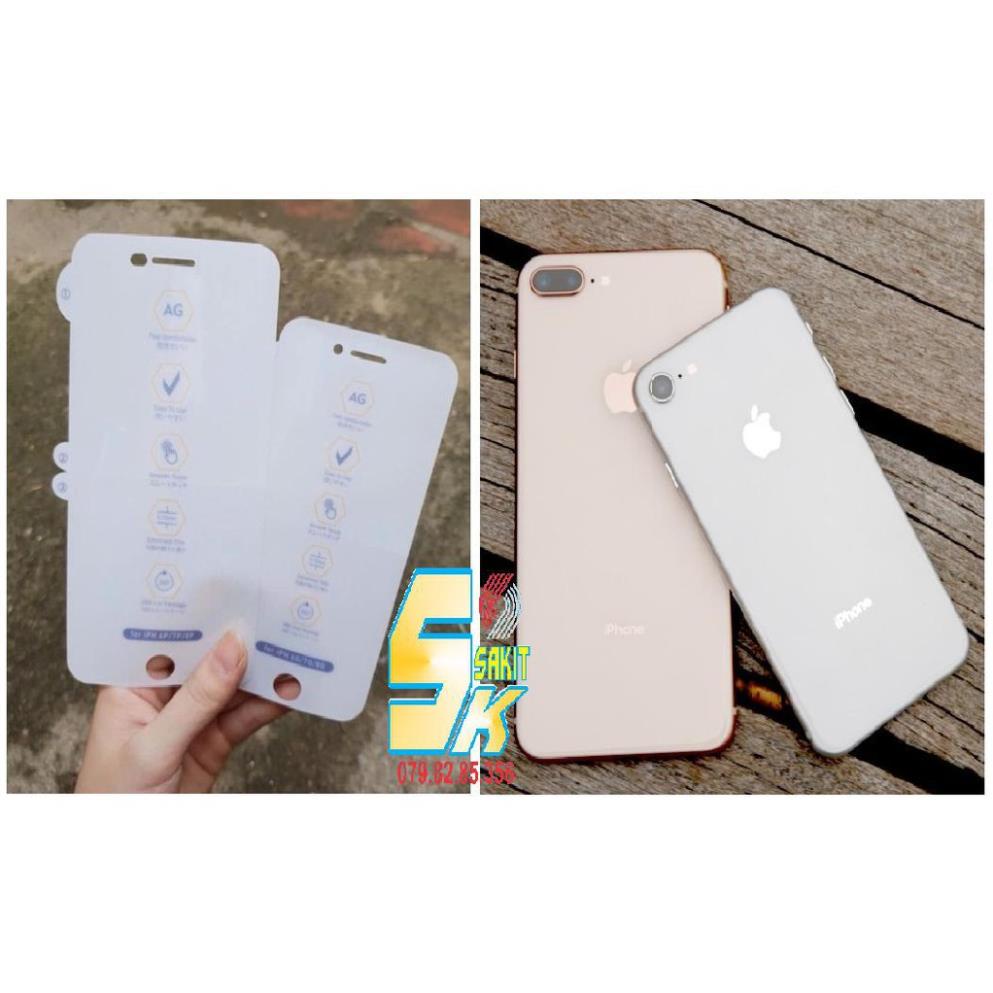 [HCM]Combo 2 Miếng dán Nano PPF Full (1 Mặt Trước+1 Mặt Sau) Nhám Iphone 6-6s-6 Plus-6sPlus-7-8-7 Plus-8 Plus-Se.