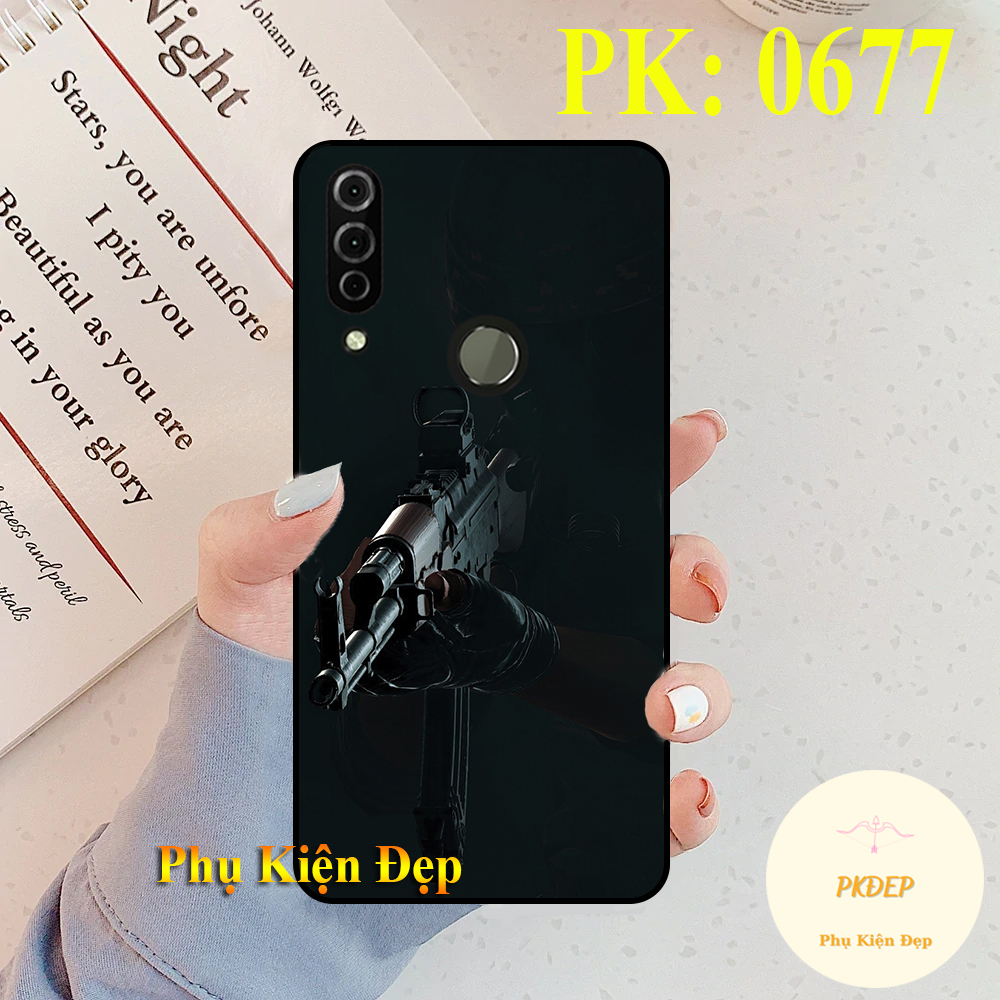 [HCM]Ốp lưng Vsmart Joy 3 dẻo đen in hình Game PUBG Mobile