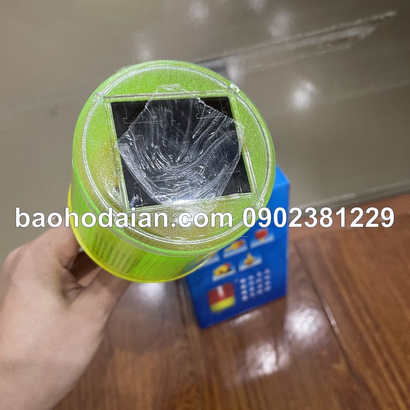Đèn chớp cảnh báo năng lượng mặt trời JS03 (màu xanh lá)