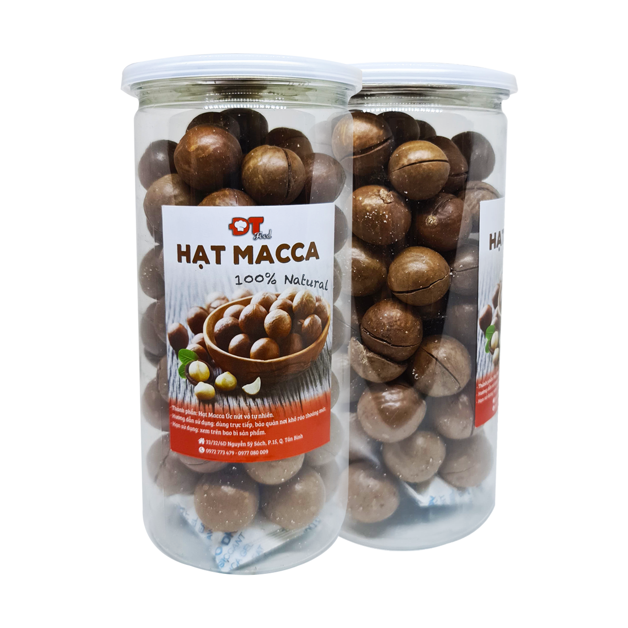 Hạt Macca Úc Nứt Vỏ 500g