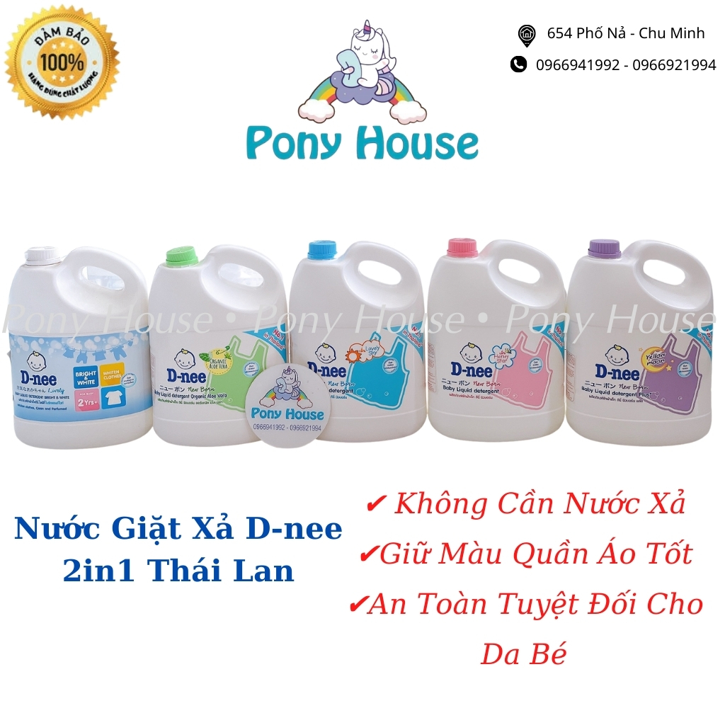 Nước Giặt Dnee - Nước Giặt Xả Quần Áo D-Nee Thái Lan Mùi Hương Dịu Nhẹ