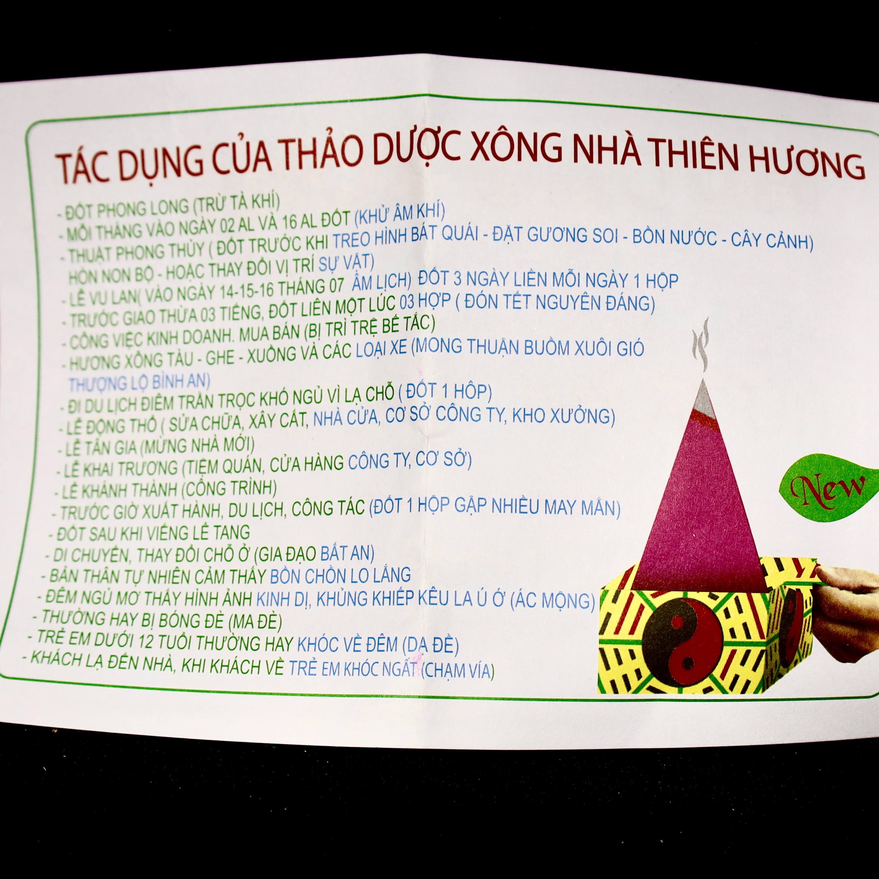 Nhang Xông Phong Thủy XO