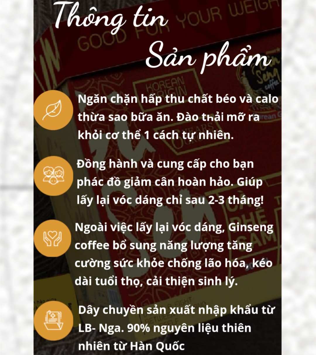 COMBO 2 HỘP CÀ PHÊ SÂM (GINSENG COFFEE)