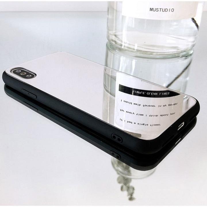 Ốp Lưng Iphone 7Plus/8 Plus, Ốp Gương, Viền TPU Dẻo