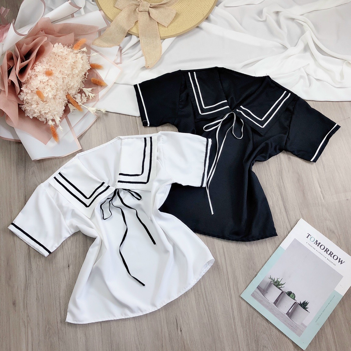 [HCM]Áo sơ mi thủy thủ siêu cute - UT55