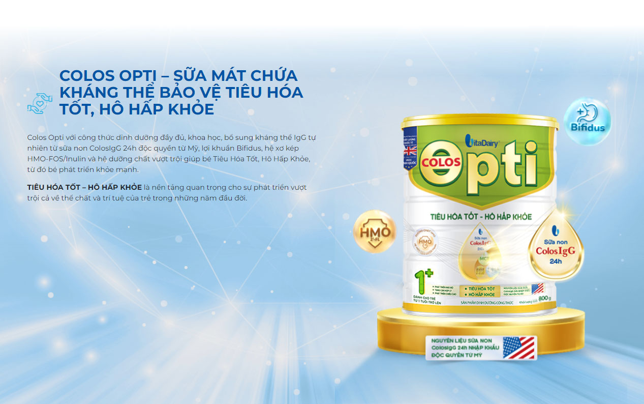 COMBO 2 HỘP SỮA BỘT COLOS OPTI 0/1+ 800G