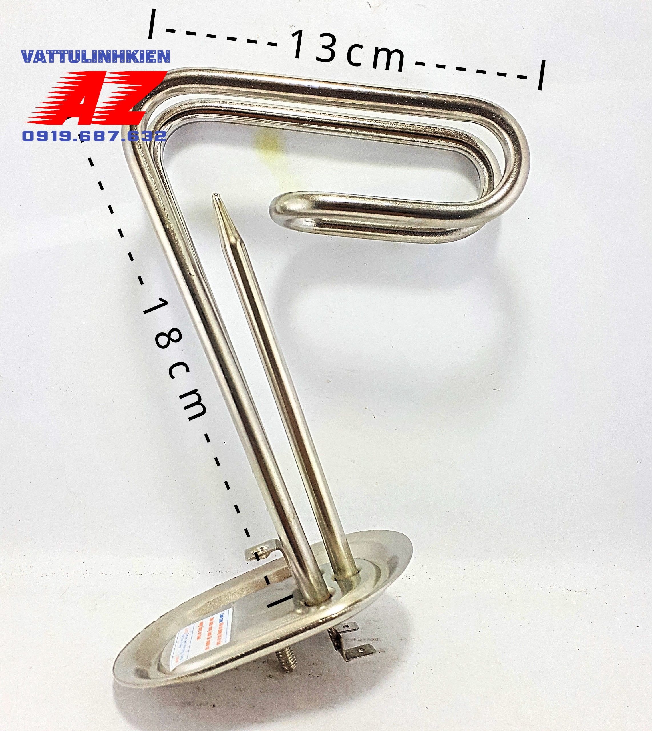 Ruột đốt bình nóng lạnh ariston bát bè x (18cm +13cm