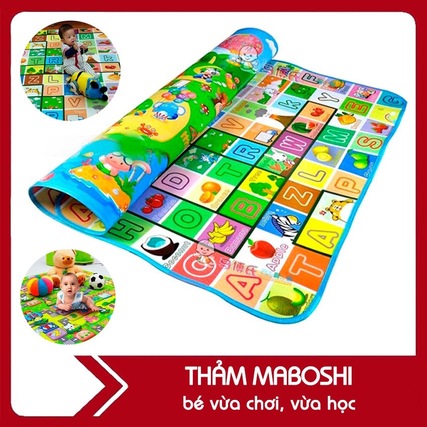 Thảm xốp - chiếu xốp - thảm xốp maboshi 2 mặt cao cấp 1m8 x 2m