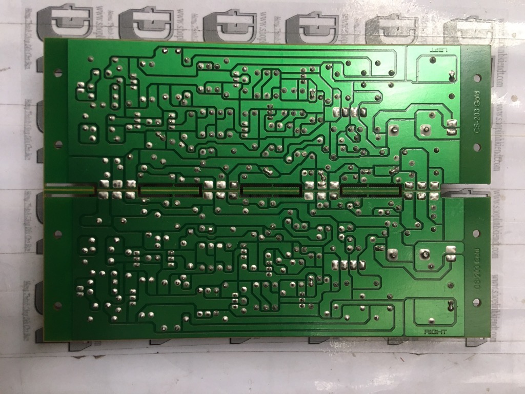 Board Công suất amply 8 sò dùng transistor