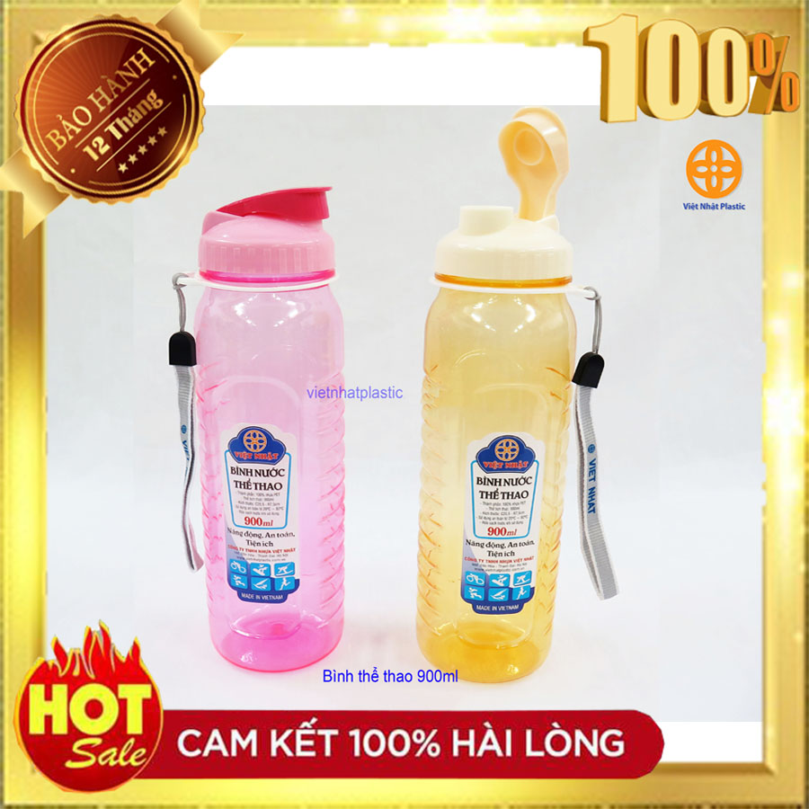 Bình nước 550ml Việt Nhật Plastic - Hàng VN chất lượng cao