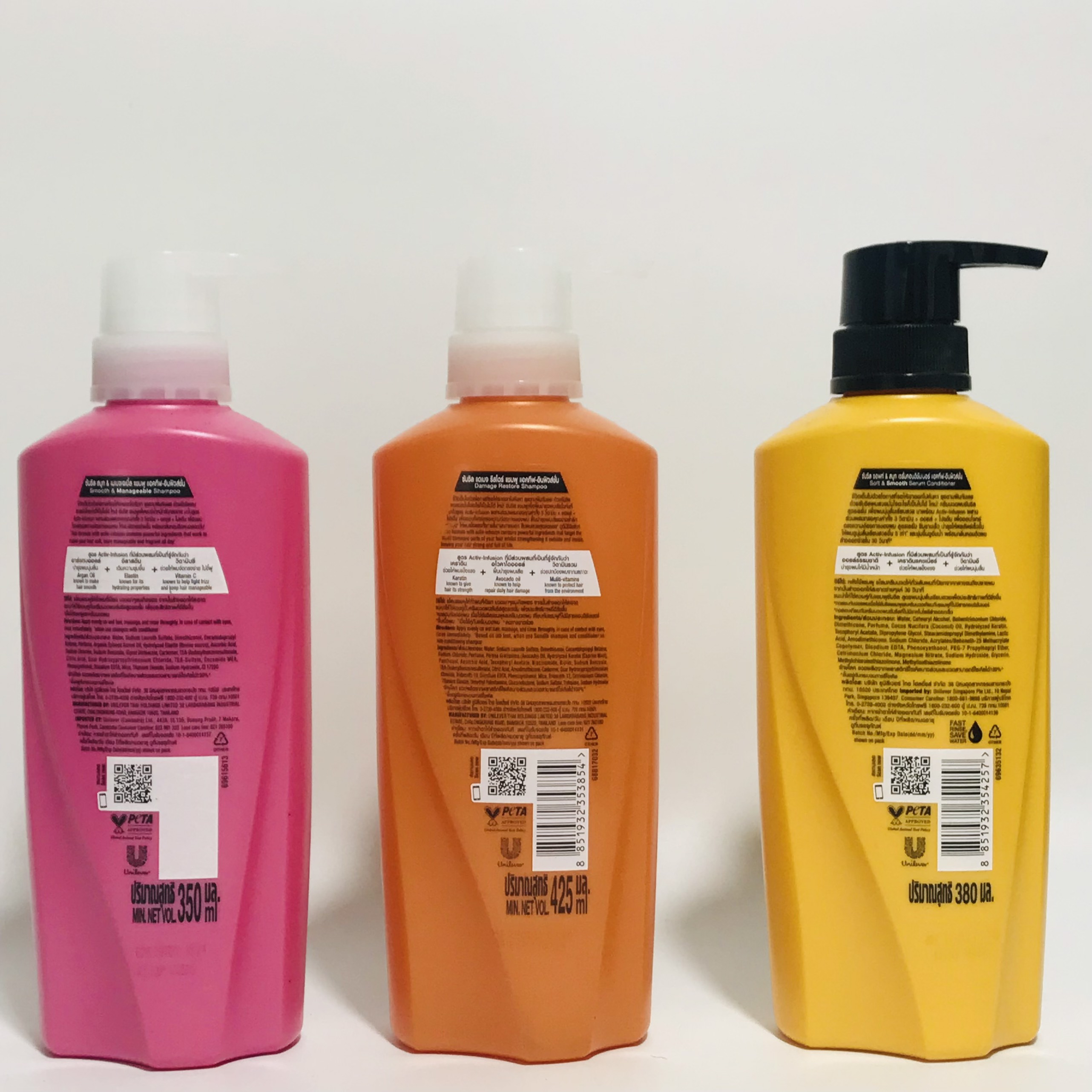 Dầu gội, dầu xả Sunsilk Thái Lan(350ml - 425ml)