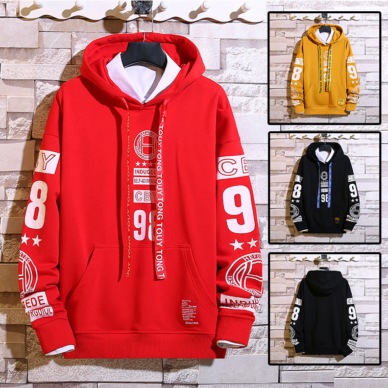 Áo Hoodie Nam Dài Tay Có Mũ Trùm Đầu Túi Bụng Mẫu Mới 2021 Họa Tiết Số 98 CBY Phong Cách Trẻ Trung Cá Tính Thời Trang SOYOUNG VN MEN TOP 227