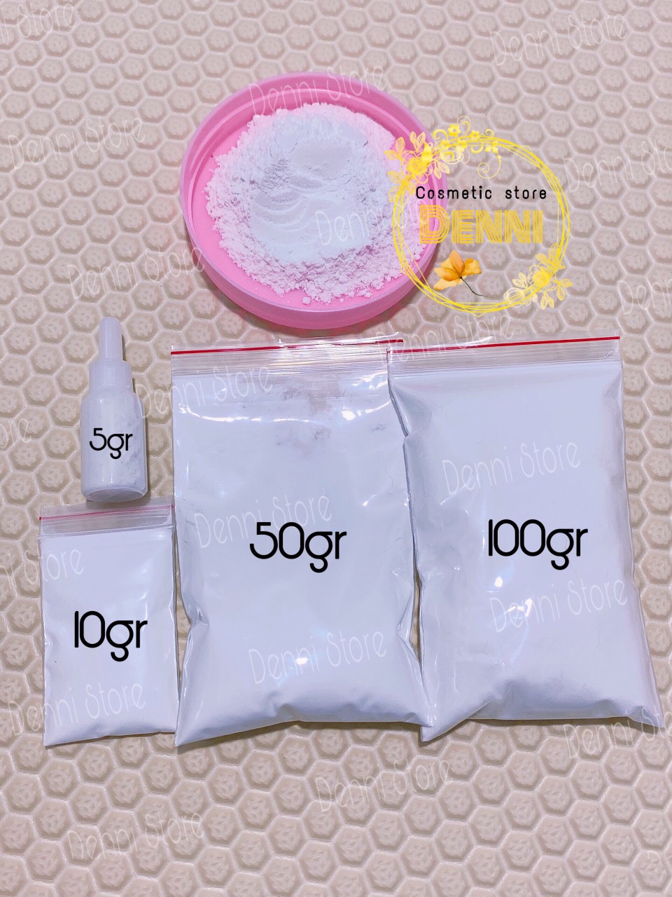 Bịch bột tẩy trắng cực mạnh 100g (bột kích trắng pha kem)