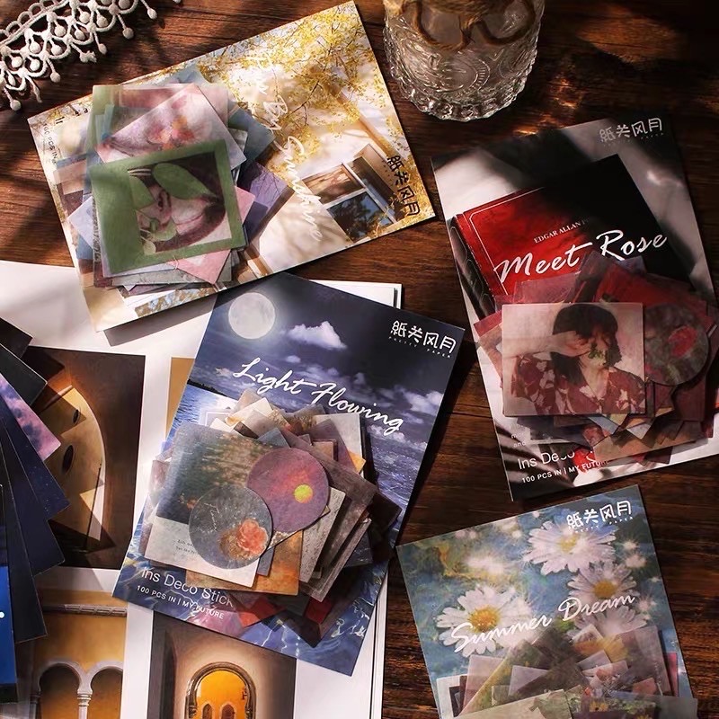 Set 100 Pcs Stickers Về Cuộc Sống (Có Tách Lẻ)