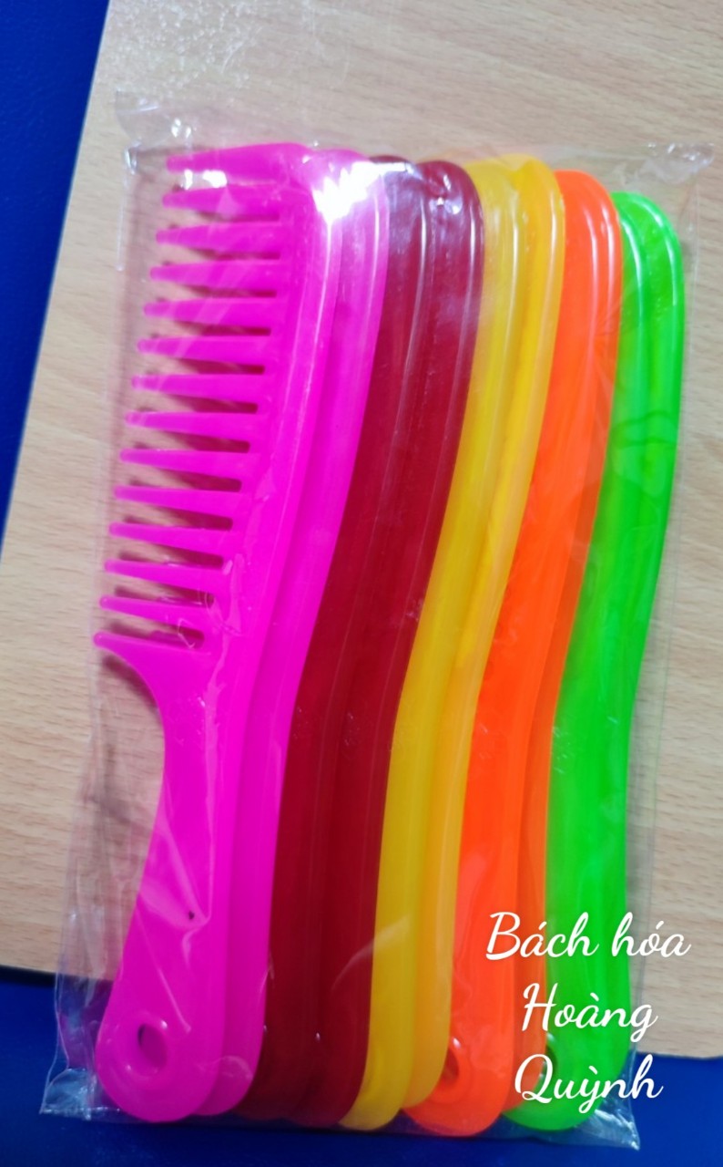 Set 2 Lược răng thưa - lược xù chải tóc xoăn Vĩnh Phước