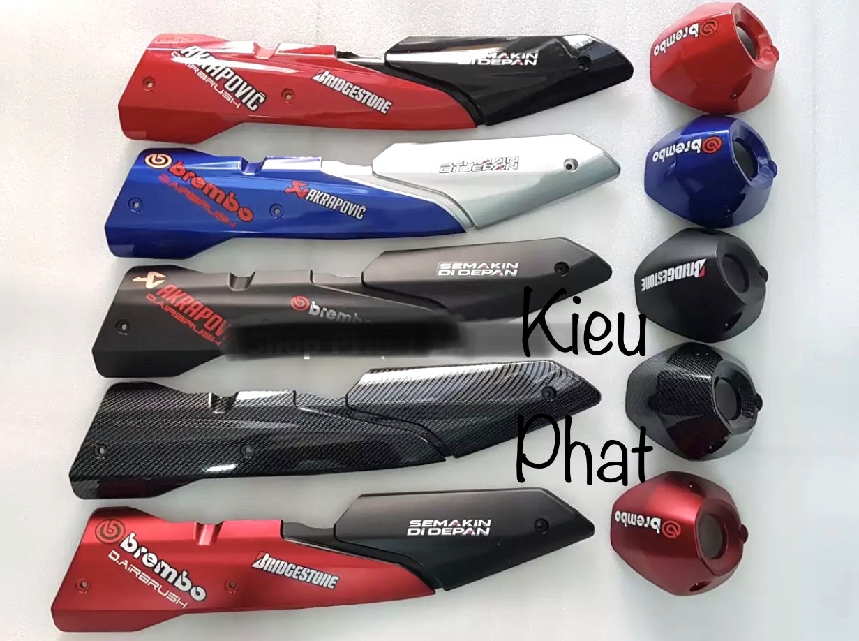Ốp pô kèm Chụp đít pô Exciter 155