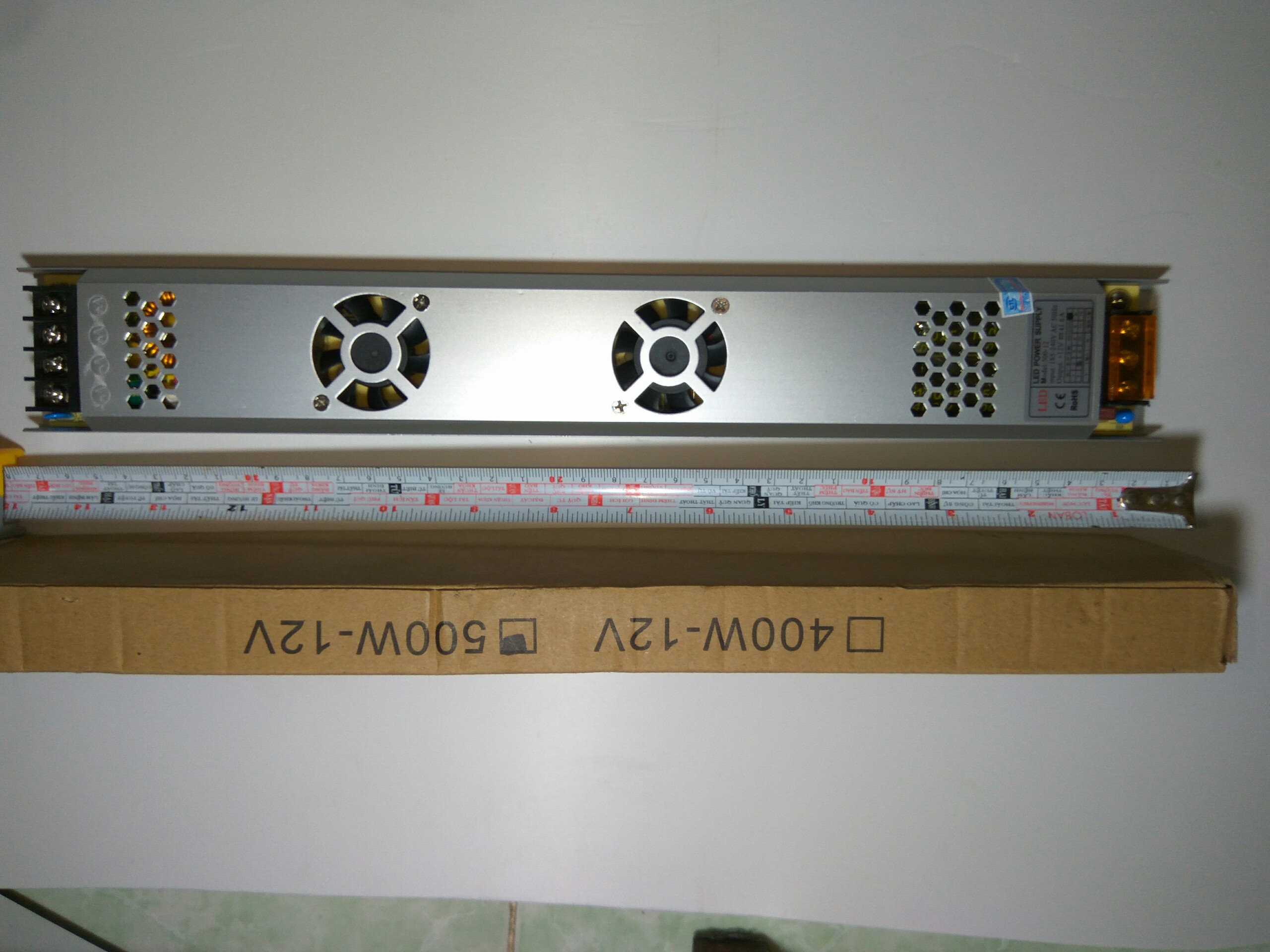 [HCM]Nguồn siêu mỏng 12V 40a 500w