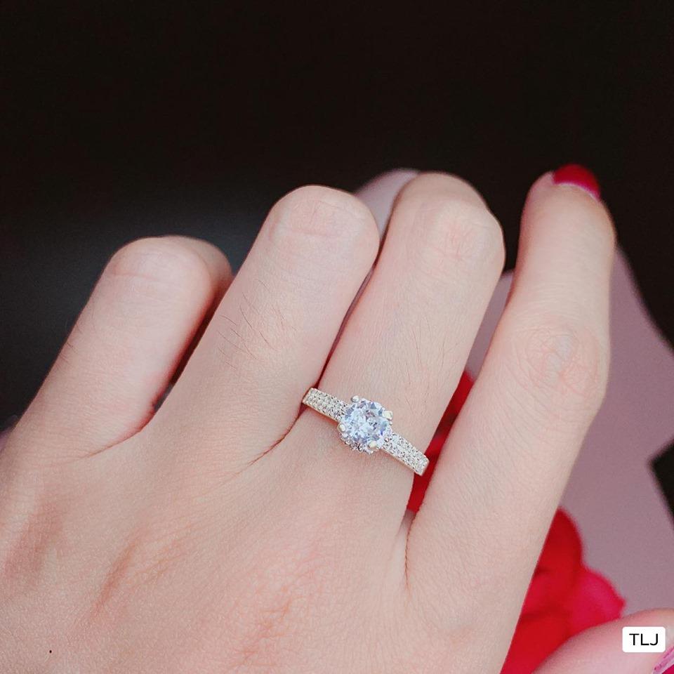 Nhẫn bạc ta đính đá ms50