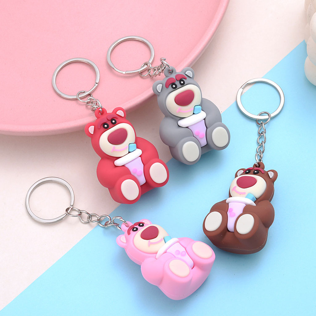 Móc khóa Gấu trà sữa cute MK23