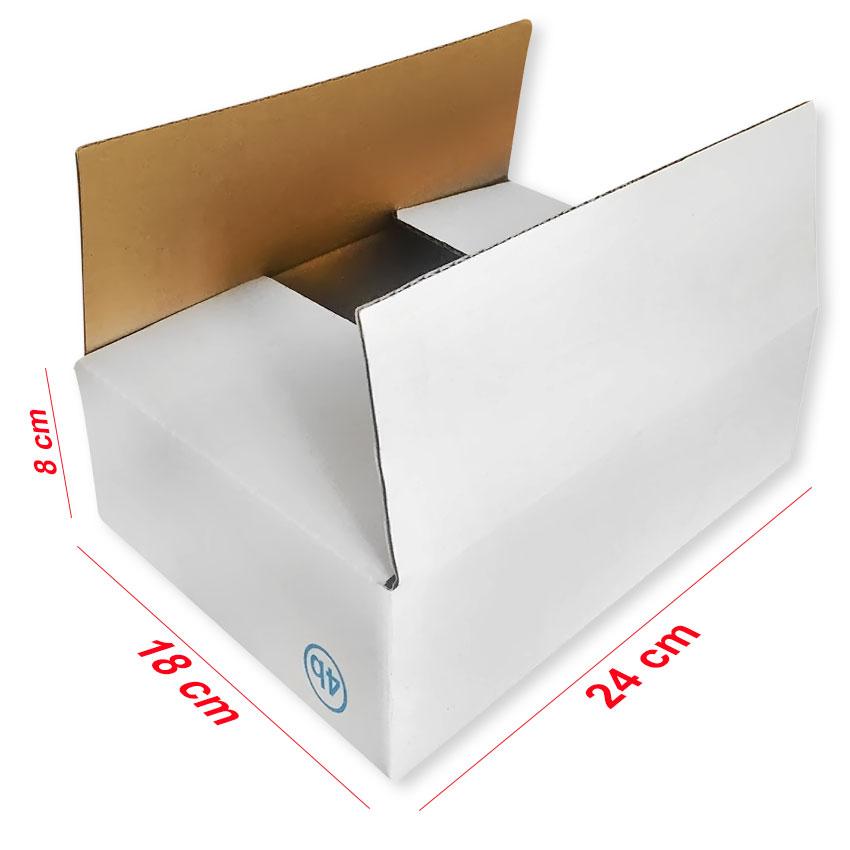 [HCM]- Bộ 10 hộp giấy carton size 4B (24 x 18 x 8cm)