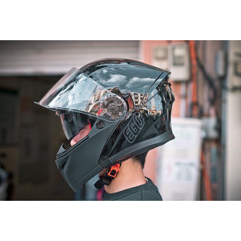 Mũ Bảo Hiểm Nguyên Đầu Lật Hàm EGO E9 - EGO HELMET