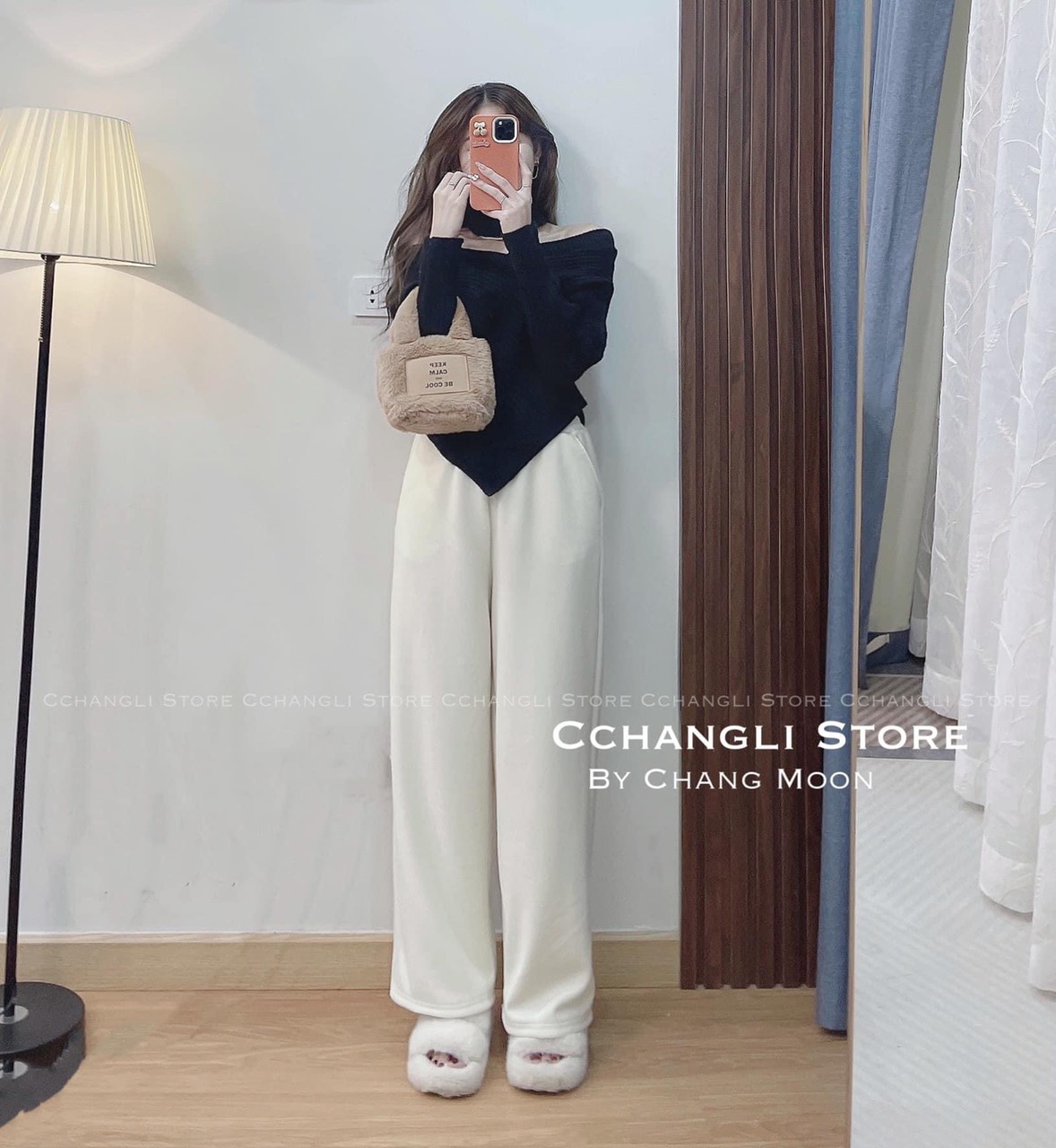 ÁO LEN CHÉO VẠT 4 MÀU KÈM DÂY CỔ