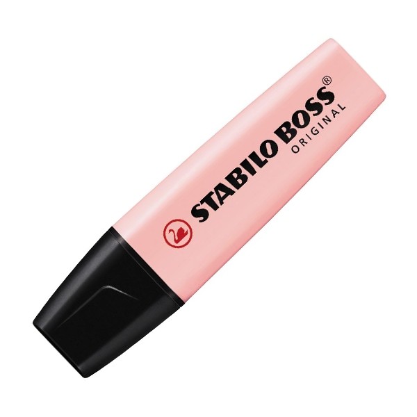 Cá Chép - Bút dạ quang Stabilo Boss HLP70-129 - hồng phấn, viết rất êm, màu sắc tươi sáng, mực bền với nước và ánh sáng, an toàn không độc hại