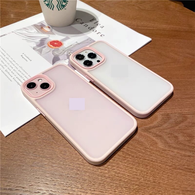 Ốp lưng iPhone 15 | 15 Plus Likgus Magic Smooth nhám mờ chống sốc , bảo vệ camera ( màu Hồng)