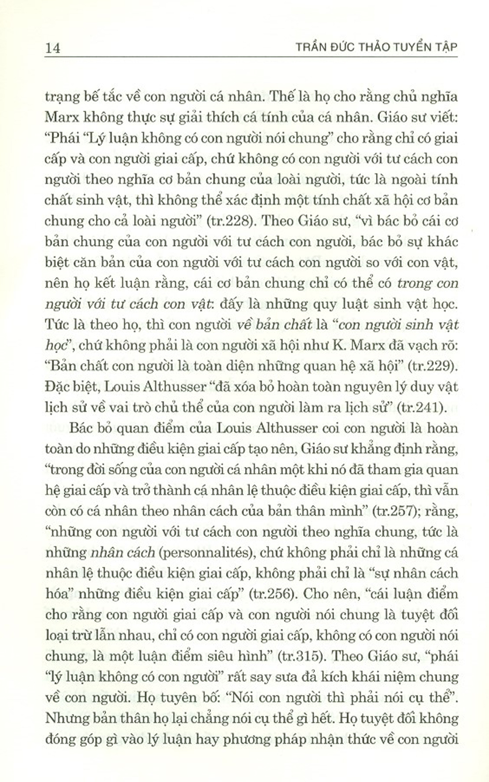 Trần Đức Thảo Tuyển Tập, Tập III (1986-1993)