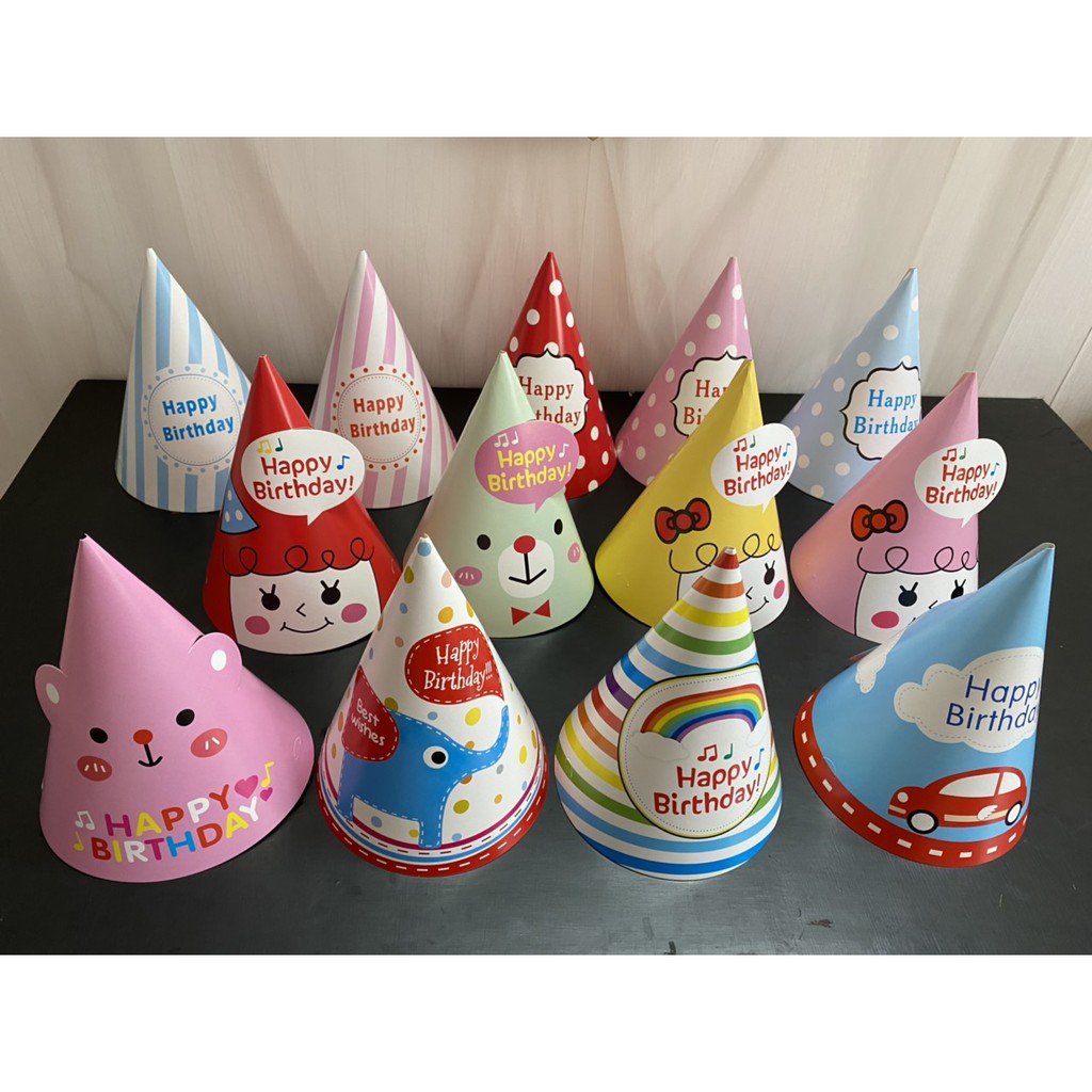 set 5 mũ sinh nhật giấy- Nón Sinh Nhật giá rẻ