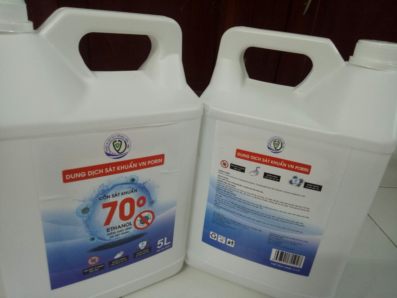 Nước rửa tay diệt khuẩn - 5 lít