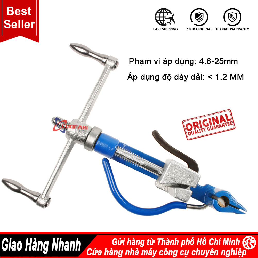 Kìm siết đai inox km-262 kamy tools, dụng cụ rút siết cảo căng dây đai inox tương tự s262 ybico