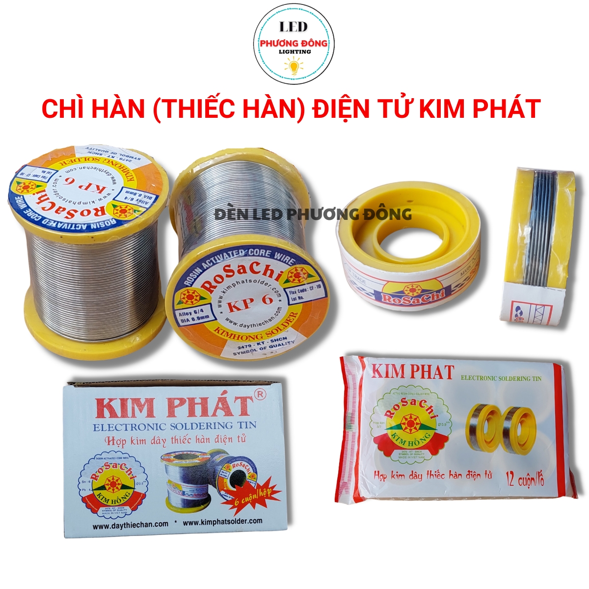 Chì hàn (thiếc hàn) điện tử Kim Phát