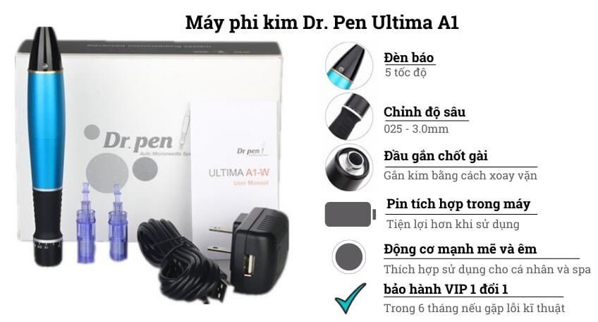 Máy phi kim, cấy tinh chất cấy tảo DrPen  A1