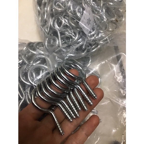 Combo 10 Khoen ốc vít - đinh tròn, móc tròn đa năng