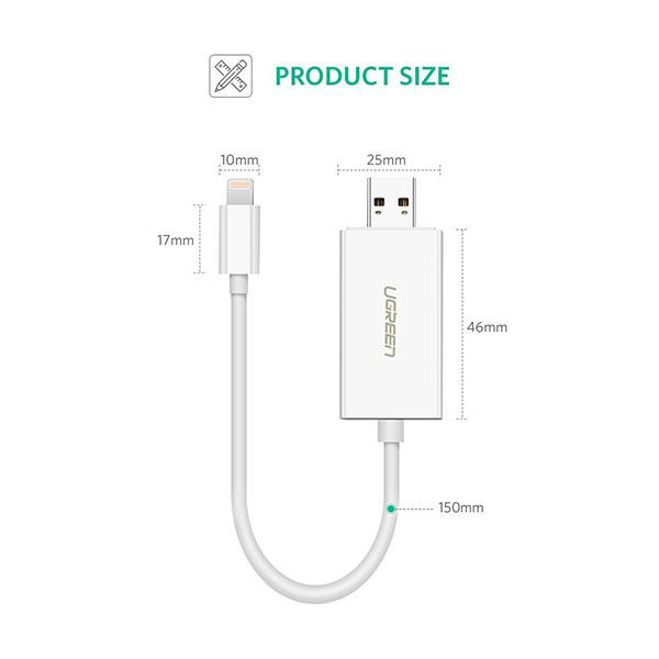 Đầu đọc thẻ nhớ Micro SD/TF cho Iphone, Ipad Ugreen 30612