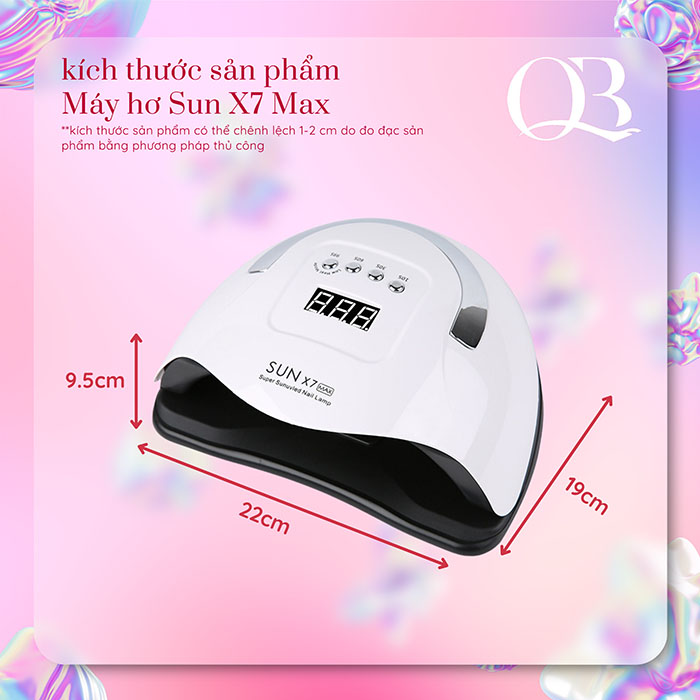 Máy hơ gel (máy sấy gel) đèn led 48W-220W SUN 5 - SUN X9 MAX (bảo hành 30 ngày)