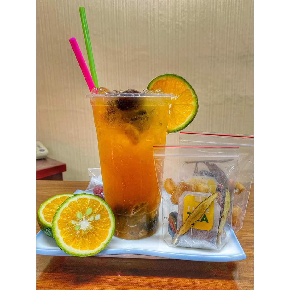 Trà lipton thảo mộc cam thảo xí muội