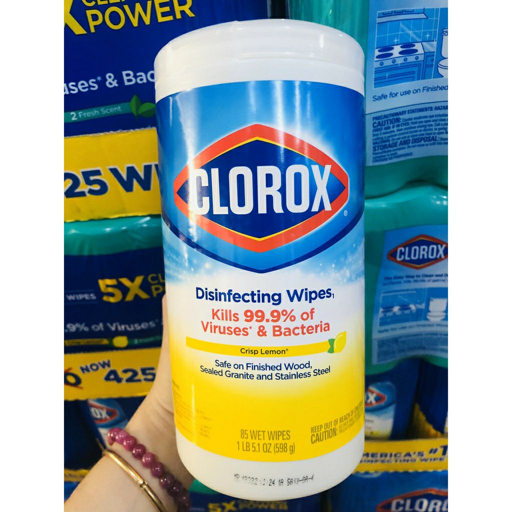 🍀Khăn giấy ướt diệt khuẩn đa năng Clorox