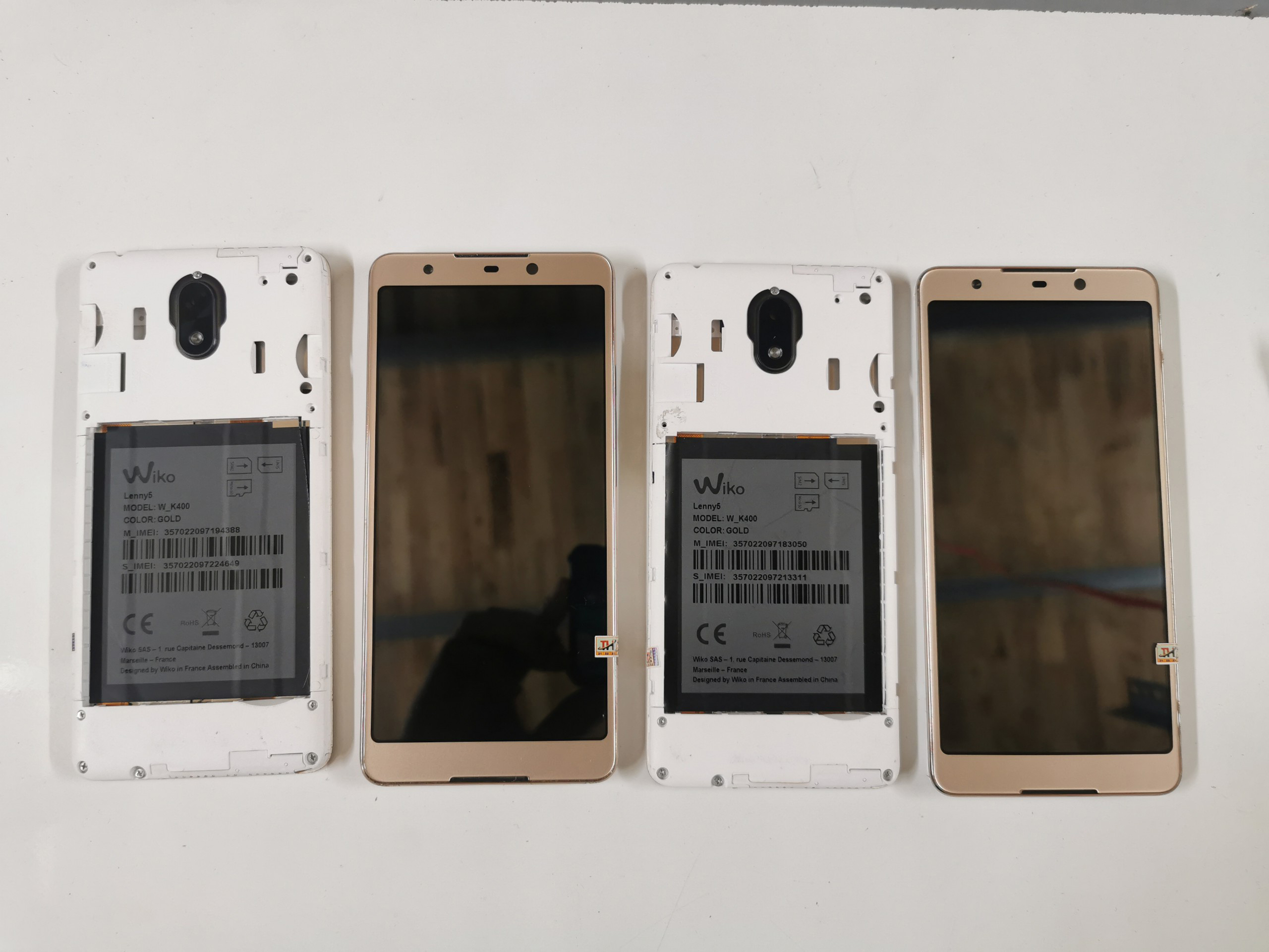 BỘ MÀN HÌNH WIKO LENNY 5 ZIN KHUNG BÓC MÁY