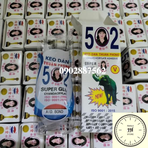 kéo dán sắt 502 thuận phong chai nhỏ 10ml