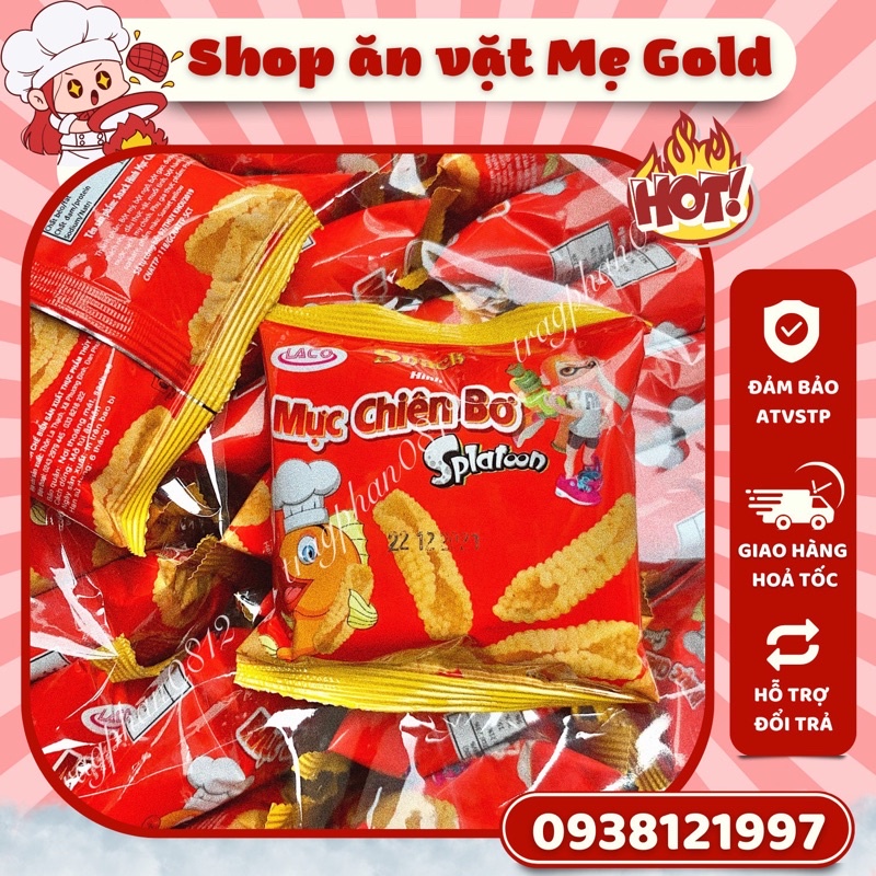 Snack mực chiên bơ (gói 12g)